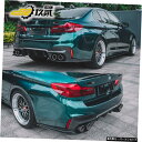 【3Dバックリップセット】F90w5シリーズM5リフィットサラウンドカーボンファイバーフロントラップアングルサイドスカート、リアリップテール、ミドル 【3d B...