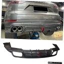 【後唇】18-21の新しいポルシェカイエンリフィットサラウンドカーボンファイバーフロントサイドスカートとリアリップテールホイールに適しています 【Posteri...