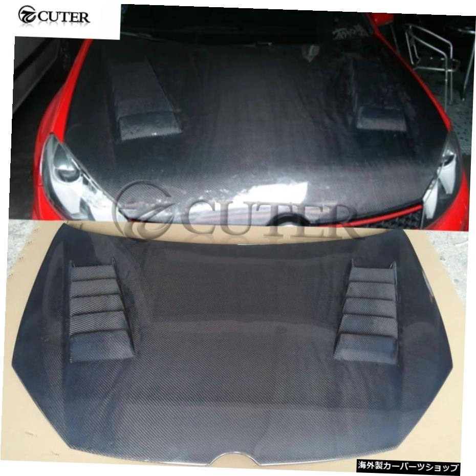 ե륯󥴥6֤β¤ѥС٥դ6ܥեС󥸥ա10-12 Golf 6 Carbon Fiber Engine Hood with Cover Vents for Volkswagen Golf6 Car Modification 10-12