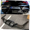 F06 F12F13M6鍛造カーボンファイバーリアディフューザーリアリップBmw用F06F12F13 M66シリーズリアバンパー13-16 F06 F12 F1...
