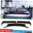 TAスタイルカーボンファイバーバックトランクウィングリアスポイラーポルシェ911992カー2019-2020 TA Style Carbon Fiber Back Trunk Wing Rear Spoiler For Porsche 911 992 Car 2019-2020