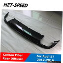 S7カーボンファイバーバックバンパーリップスポイラーリアディフューザーアウディA7スライン用非標準車2012-2016 S7 Carbon Fiber Back...