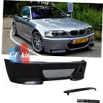 CFキットPPフロントバンパーリップサラウンドスポイラーBMW3シリーズE46CSL1998-2004ボディキットカースタイリング CF Kit PP Front Bumper Lip Surround Spoiler For BMW 3 Series E46 CSL 1998-2004 Body Kits Car Styling