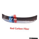 【レッドカーボン】ホンダシビックタイプRFK810TH 2006-2021カースタイリング用カーボンファイバーリアウイングフラップトランクスポイラー 【Red ...