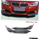 【2009-2012年】BMW3シリーズE90ベースセダンLCI2006-2012フロントリップスプリッタースポイラーカーボンファイバーバンパーチンカバーフラップウィングレット用 【2009-2012 year】For BMW 3 Series E90 Base Sedan LCI 2006-2012 Front Lip Splitters Spoiler Carbon Fibe