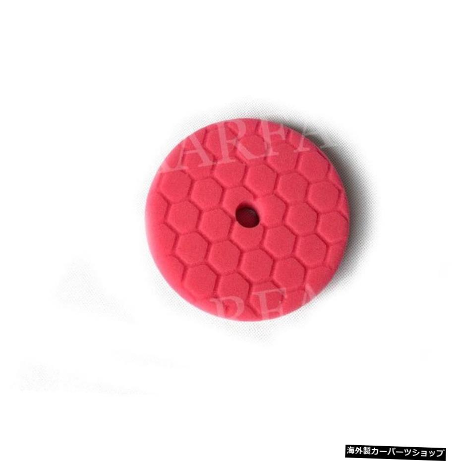 【赤】1PCS3&quot;/ 5&quot; /6&quot;カースポンジバフ研磨パッド＆DA / RO/GAカーバッファーポリッシ..