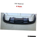 【FRP未塗装】フォルクスワーゲンVWCC用カーボンファイバー素材カーレーシングリアバンパーリップディフューザーボディキット201320142015 20162...
