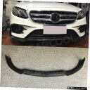 メルセデスベンツ用カーボンファイバーフロントリップスポイラーW213E200E300 E63 AMG 201720182019バンパーチンショベルガード Carbon Fiber Front Lip Spoiler for Mercedes Benz W213 E200 E300 E63 AMG 2017 2018 2019 Bumper Chin Shovel Guar