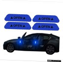 【4PCSブルー】4PCS/セットカードアステッカーユニバーサル安全警告マークOPEN自動車用高反射テープエクステリアバイクヘルメット 【4PCS Blue】4PCS/Set Car Door Stickers Universal Safety Warning Mark OPEN High Reflective Tape For Auto Accessories Exterior Bike H