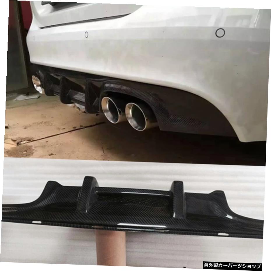 MONTFORD For Jaguar XF 2016 2017 2018カーボンファイバーリアディフューザーバンパーガードプロテクタースキッドプレートバンパーカバーカーアクセサリー MONTFORD For Jaguar XF 2016 2017 2018 Carbon Fiber Rear Diffuser Bumper Guard Protector Skid Plate Bumper Co