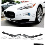 マセラティグランツーリスモGTGTS2007-2014 Carbon Fiber Front Corner Bumper Lip Splitters Protector for Maserati Gran Turismo GT GTS 2007-2014