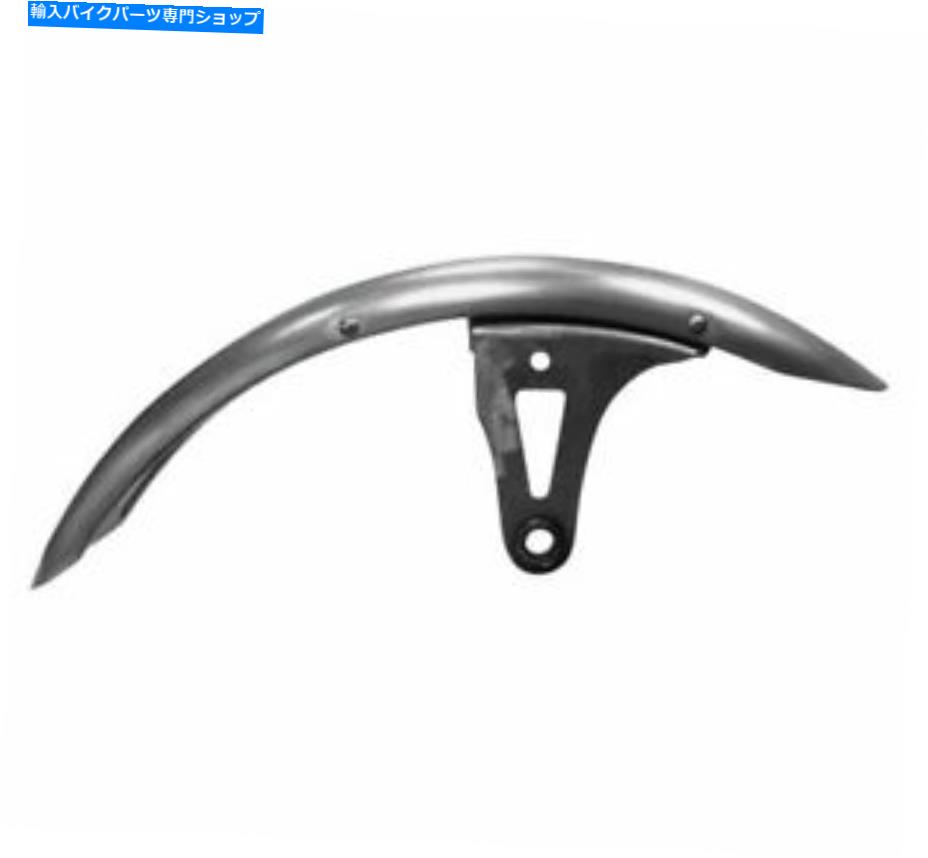 Front Fender バイカーの選択ソフトス??プリングファーフロントフェンダークロームブラケット90342 Bik..