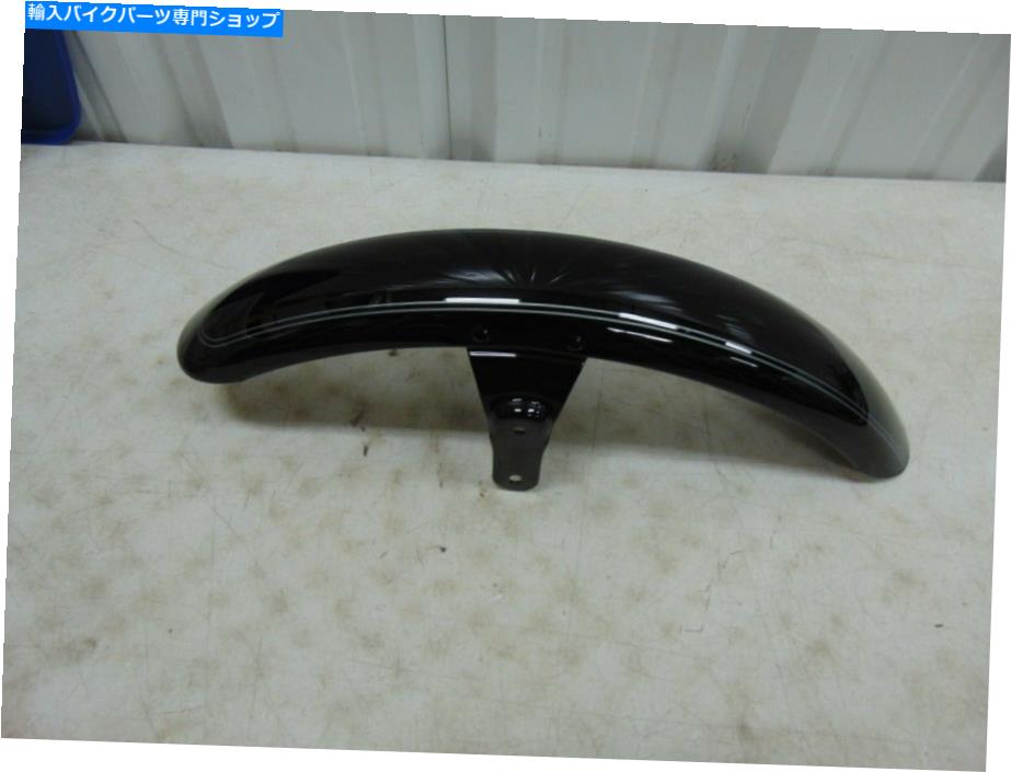 Front Fender ハーレーフロントフェンダー鮮やかなブラックシルバーストライプ04-07 FXSTD P / N：59876-04BHY Harley Front Fender Vivid Black Silver Stripe 04-07 FXSTD P/N: 59876-04BHY