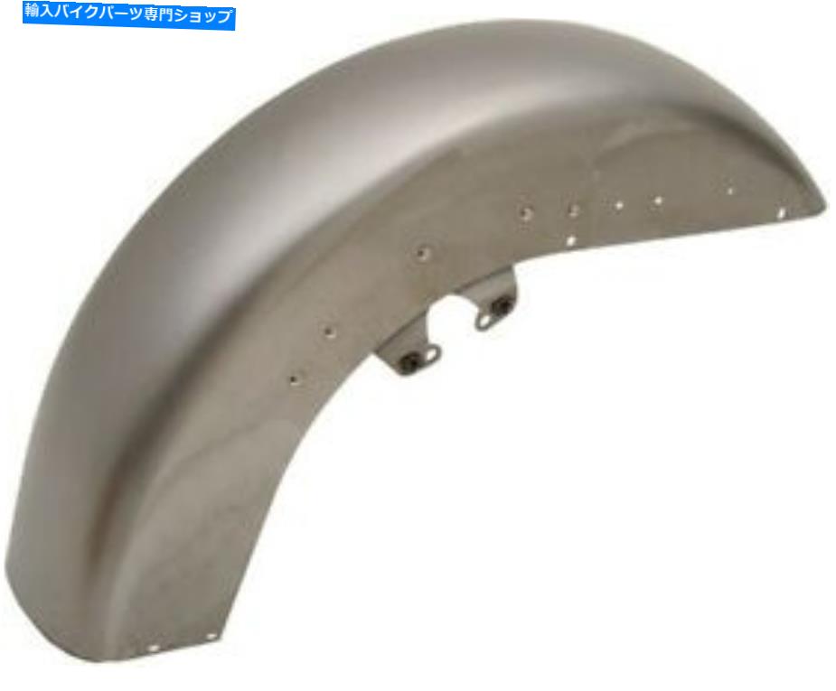 Front Fender Drag Specialties Raw 6 "フロントフェンダー14-16ツーリングドリル58900032 1401-0581 D..