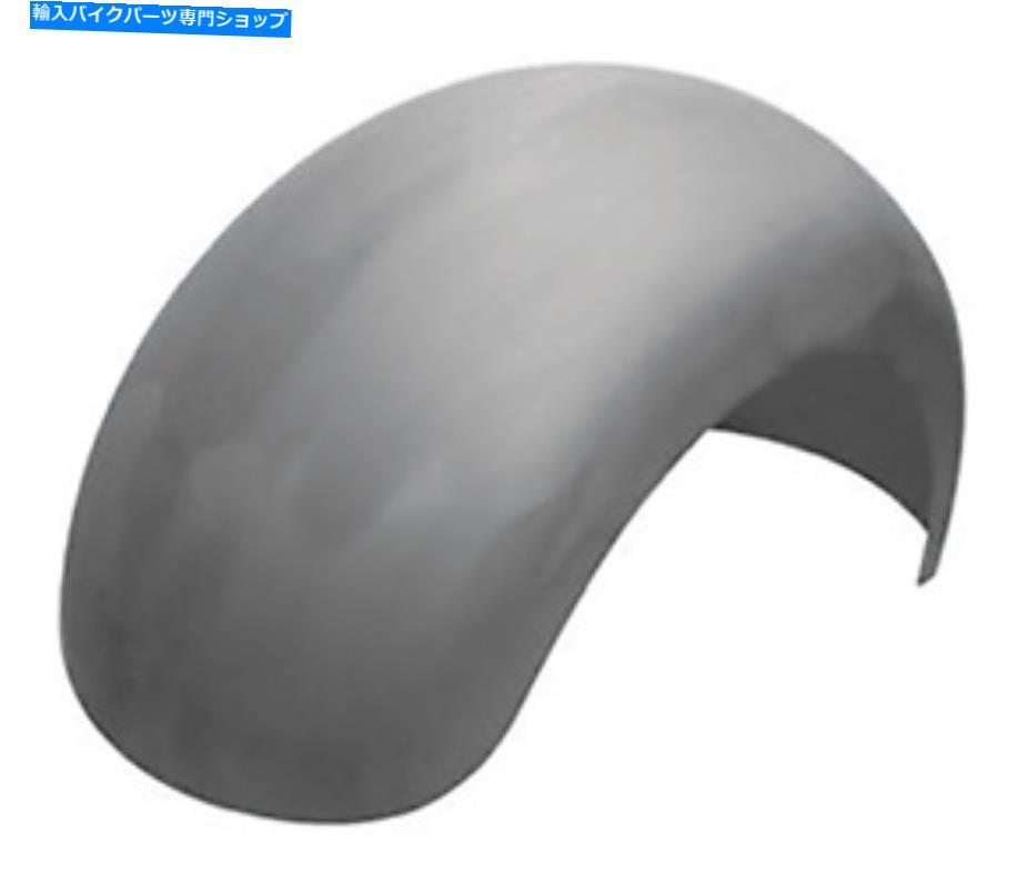 Rear Fender 堅いフレーム9 "のためのラウンドトップ14ゲージスチールリアリアフェンダー - ワンピース Round Top 14 Gauge Steel Rear Fender for Rigid Frames 9" - One Piece