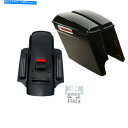 Rear Fender 5 "ストレッチサドルバッグ+リアフェンダーフィットハーレーCVOツーリングFL 2014-2020アメリカ 5" Stretched Saddlebags+ Rear Fender Fit For Harley CVO Touring FL 2014-2020 US