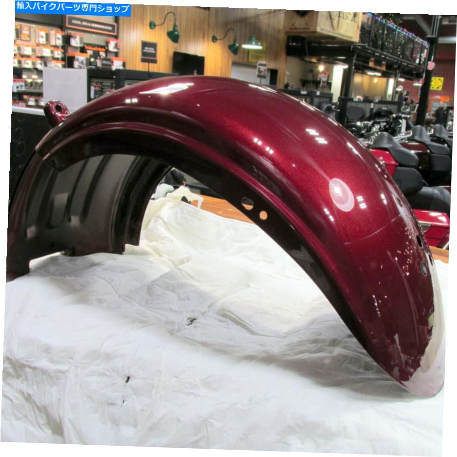 Rear Fender ハーレーダビッドソン：株式/ OEM Crimson Red Sungloリアフェンダー08-09 FXCW（ロッカー） HARLEY DAVIDSON: STOCK /OEM CRIMSON RED SUNGLO REAR FENDER 08-09 FXCW (ROCKER)