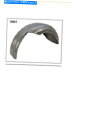 Rear Fender ハーレーアフターマーケットリアフェンダー9 "ワイド隆起フレーム用ワイドオネトンホ Harley Aftermarket Rear fender 9" wide OneTonHo for wide Ridged Frames new