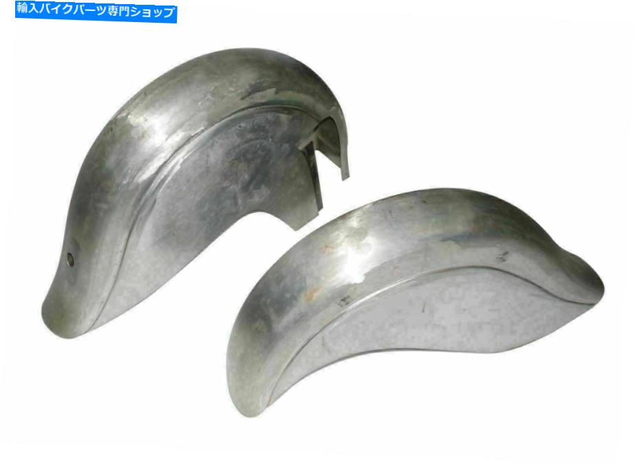 Rear Fender インドの最高民間のプランジャモデルのフロント＆リアマッドガードフェンダーセット Indian Chief Civilian Plunger Model Front & Rear Mudguard Fender Set For New Vin