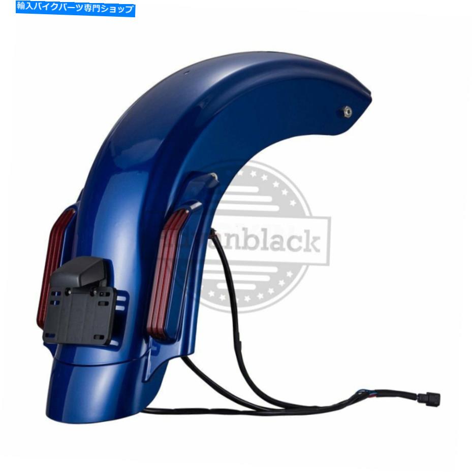 Rear Fender AdvanblackスーペリアブルーCVOリアフェンダー14+ハーレーストリートロードグライド Advan..
