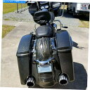 Rear Fender ハードキャンディブラックゴールドフレークリアフェンダー拡張2014+ハーレーストリートロードグライド Hard Candy Black ...