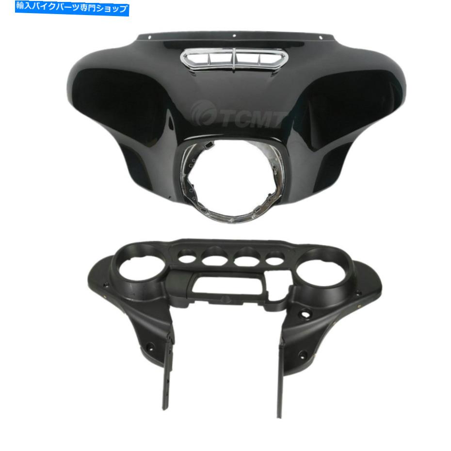 Inner Fairing ハーリートライストリートグライドウルトラ限定14-21のためのバットウィングインナーアウターフェアリングフィット Batwing Inner Outer Fairing Fit For Harley Tri Street Glide Ultra Limited 14-21