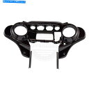 Inner Fairing Harley Street 2014-2019のための黒人カイエンバットウィングインナースピードメーターフェアリング Blacken...