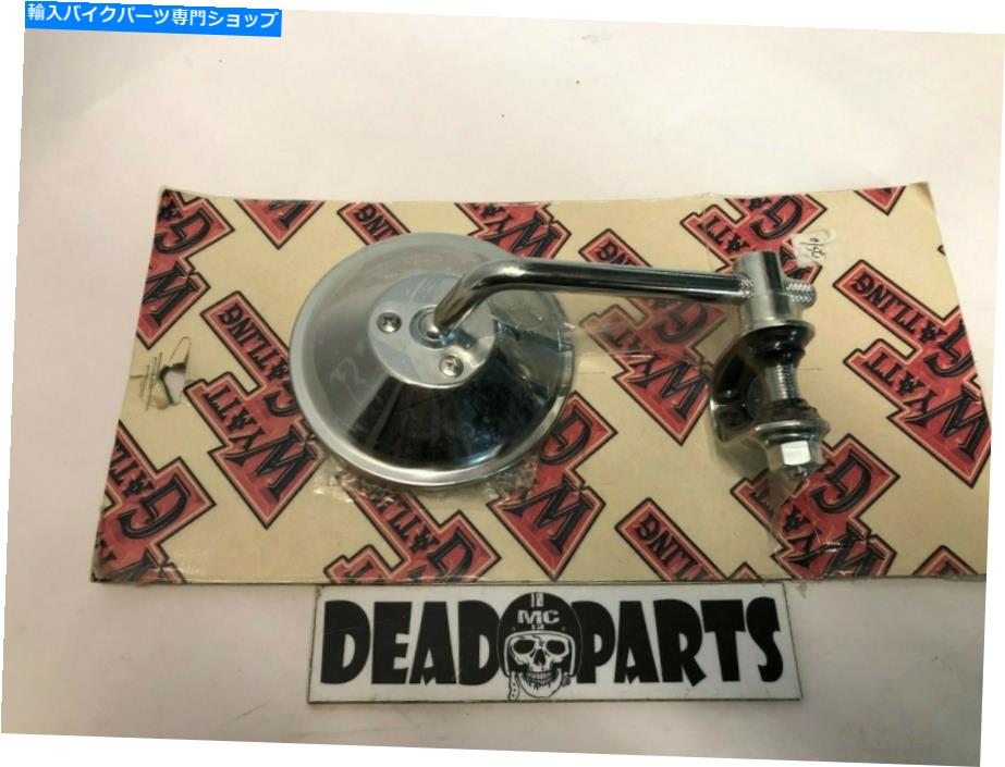 Mirror ハーレー・ワイアットガトリングカスタムオールドスクールハンドルバークランプオン4 "ミラー H..