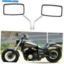 Mirror ホンダファントム750エースエアロスピリットセイバー1100 VT750のための長方形のクロムミラー Rectangle Chrome Mirrors For Honda Phantom 750 ACE Aero Spirit Sabre 1100 VT750