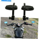 Mirror オートバイ7/8 "バーエンドミラーインディアナ州ホンダドゥカティスズキブラック用バーエンドミラー Motorcycle 7/8" Bar End Mirrors Anti Glare for Indiana Honda Ducati Suzuki Black