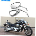 Mirror Suzuki Boulevard M109R M50 C50T S40用クロームオートバイ背面図サイドミラー Chrome Motorcycle Rear View Side Mirrors For Suzuki Boulevard M109R M50 C50T S40