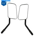 Mirror ハーリーダイナ84-14のための黒いオートバイの鏡8mm / 10mmの糸の背面図のミラー Black Motorcycle Mirrors 8mm/10mm Thread Rear View Mirror For Harley Dyna 84-14