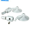 Mirror オートバイCNCアルミ製背面ハンドルバーエンド7/8 "サイドミラーラウンドクロムアメリカ Motorcycle CNC Aluminum Rearview Handlebar End 7/8" Side Mirrors Round Chrome US