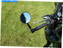 Mirror ラウンドハンドルエンドバー7/8 "2019の勝利スピードツインのためのモルタルサイクルサイドミラー Round Handle End Bar 7/8" Mortorcycle Side Mirrors For 2019 Triumph Speed Twin
