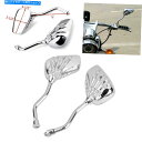 Mirror ハーリーのためのユニバーサルオートバイ3Dスケルトンの頭蓋骨の爪の背面サイドミラー Universal Motorcycle 3D Skeleton Skull Hand Claw Rearview Side Mirror For Harley