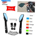 Mirror 8/10 mm CNCのバックサイドミラーユニバーサルホンダATV UTVオフロードバックアップUS 8/10mm CNC Rearview Si...