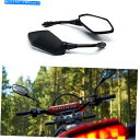 Mirror ブラックリアビューミラーは10mm / m10 ATVオフロードバイクホンダスズキ米国 Black Rear View Mirrors Fit for 10mm/M10 ATV Off-road Motorbike Honda Suzuki us