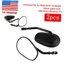 Mirror Harley Sportster XL 883 1200 Dyna Street Bobのための黒の背面図サイドミラー Black Rear View Side Mirrors For Harley Sportster XL 883 1200 Dyna Street Bob US