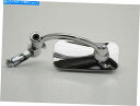 Mirror ミラーバーエンド長方形クロム、スーツビンテージカスタムカフェレーサーボバートラッカー Mirror Bar End Rectangular Chrome, Suit Vintage Custom Cafe Racer Bobber Tracker