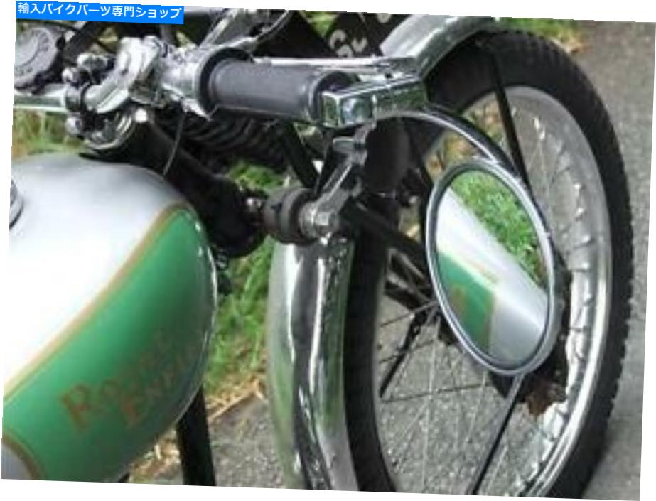 Mirror Norton Commandoモデルに最適なハンドルバーエンドミラー Handlebar end mirror ideal for Nort..