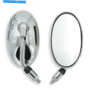 Mirror ユニバーサルカフェレーサーABSプラスチックバックミラーハンドルバーオーバルビューミラーSL Universal Cafe Racer ABS Plastic Rearview Mirror Handle Bar Oval View Mirror SL