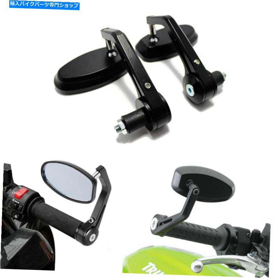 Mirror オートバイ7/8 "ホンダドゥカティストリートスポーツバイク用ハンドルバーエンドミラー MOTORCYCLE 7/8" HANDLEBAR BAR END MIRRORS For Honda Ducati Street Sports Bikes