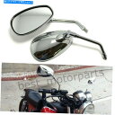 Mirror ホンダの影750 VTX1300C / R / Tのための10mmクロムオートバイの背面図サイドミラー 10MM CHROME MOTORCYCLE REAR VIEW SIDE MIRRORS FOR HONDA Shadow 750 VTX1300C/R/T