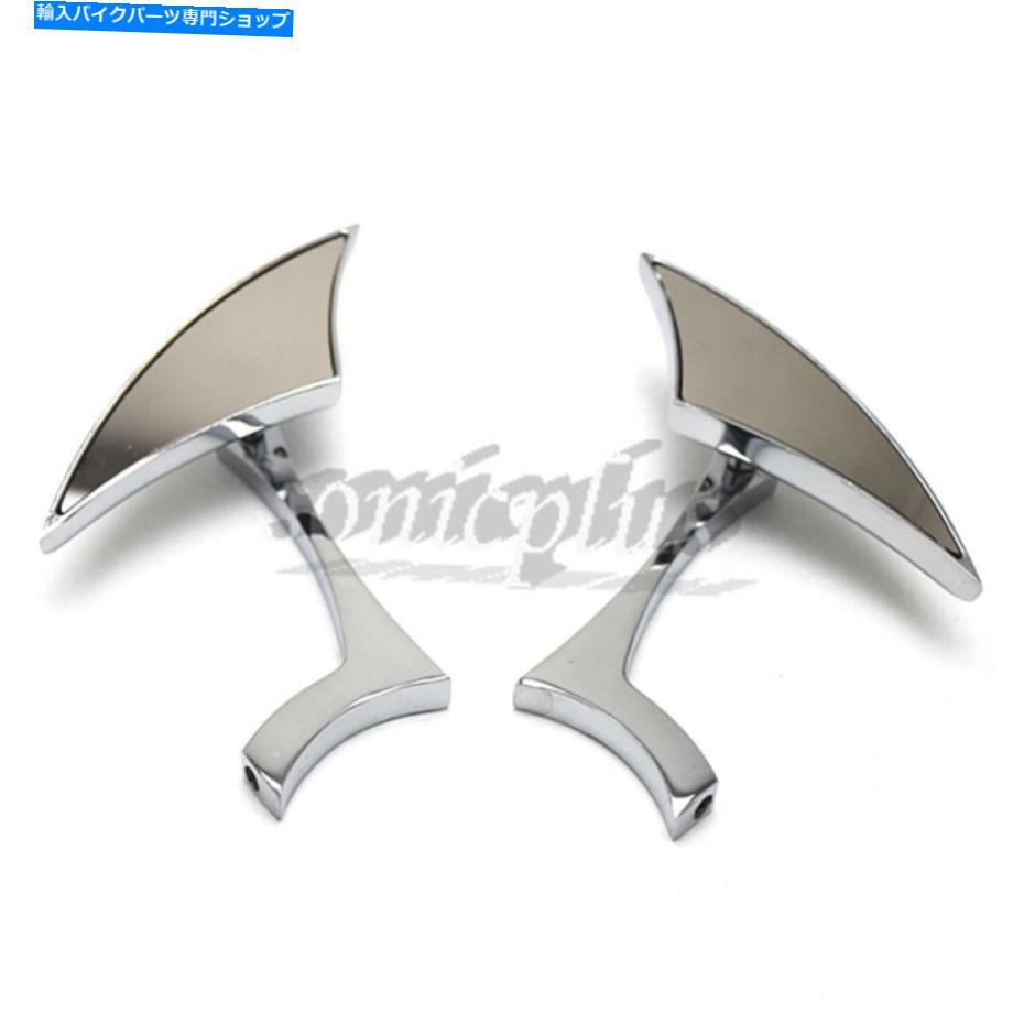 Mirror ホンダヤマハ鈴木のための8mm 10mmのクロム矢のオートバイのバックミラー Chrome Arrow Motorcycle Rearview Mirror For 8mm 10mm For Honda Yamaha Suzuki