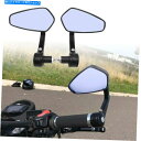 Mirror オートバイ7/8 "22mmハンドルバーエンドバックビューサイドミラーホンダヤマハ鈴木 Motorcycle 7/8"22mm Handle Bar End Rearview Side Mirrors For Honda Yamaha Suzuki