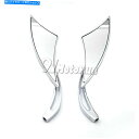Mirror Harley Dyna Sportster SoftailツーリングXL 1200 883 Chrome Rearview Mirrors For Harley Dyna Sportster Softail Touring XL 1200 883