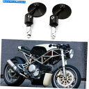 Mirror オートバイ7/8 ドゥカティモンスター400 696 900カフェレーサー用ハンドルバーエンドミラー Motorcycle 7/8 Handle Bar End Mirrors For Ducati Monster 400 696 900 Cafe Racer