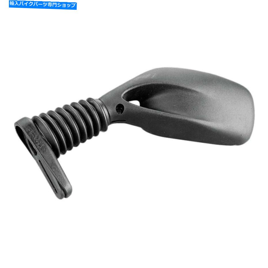 Mirror Bikemaster ZX右側黒ゴム鏡 BikeMaster ZX Right Side Black Rubber Mirror