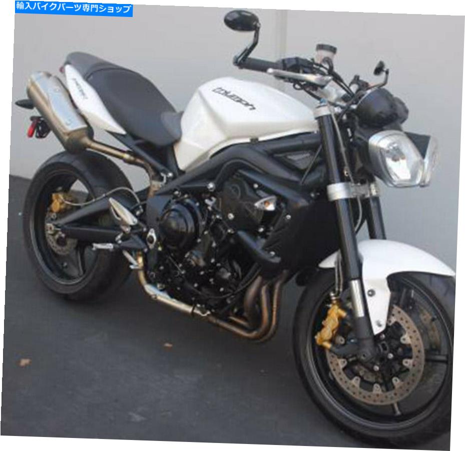 Mirror 2012年のマイクロサイクル7/8 "ハンドルバーエンドミラーブラックTriumph Street Triple R US M..