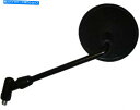 Mirror ヤマハXJ 750 1984のための左鏡、黒丸 Left Mirror, Black Round For Yamaha XJ 750 1984